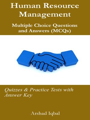 cover image of Human Resource Management Multiple Choice Questions and Answers (MCQs)